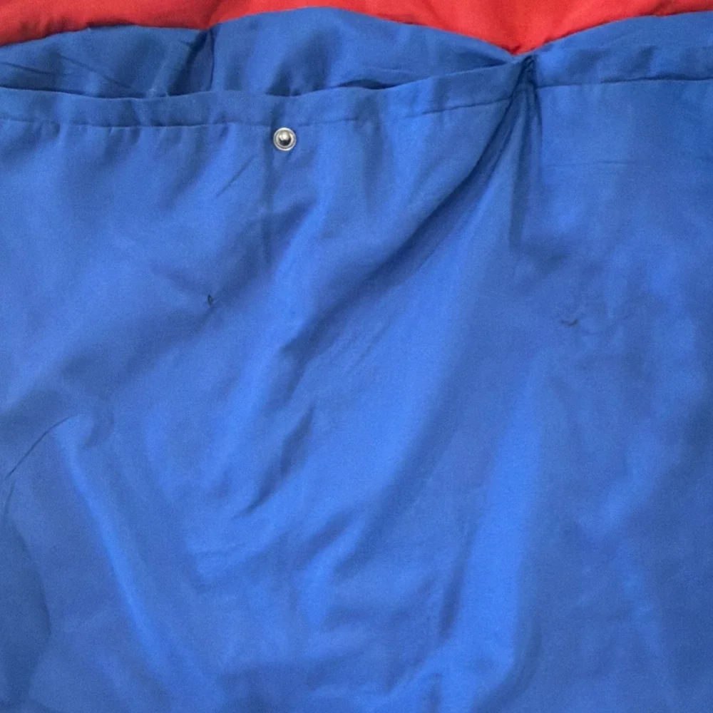VTG‎ BLACKJACK 1999 USA Colorblock Hooded Windbreaker Jacket XL Vintage Y2K